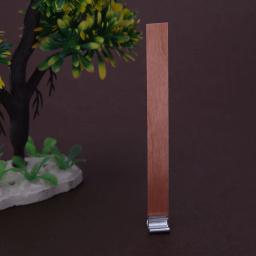 50 pçs/lote Pavios de Vela de Madeira Base de Clipe de Ferro Velas Fazendo Materiais Stand Holder Handmade kit DIY para mechas 16*12*10mm - Image 4