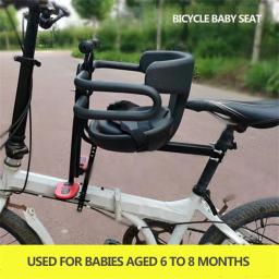 Guardrail de segurança ajustável para bicicleta criança, assento dianteiro do bebê, sela infantil, pedais, encosto para bicicleta, bicicleta elétrica - Image 1