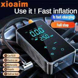 Bomba de ar sem fio Touch Screen para Xiaomi Inflator pneu elétrico Mini Compressor de ar Injector para carro, bicicleta, motocicleta, 150psi - Image 1