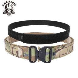Sinairsoft-cinto tático para homens, liberação rápida, fivela de metal, molle laser, acessórios de vestuário de caça, 2 polegadas - Image 1