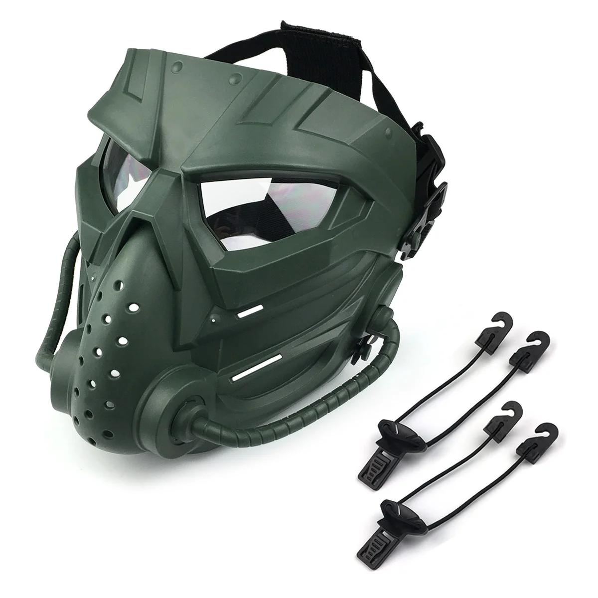 ZLang-Máscara Protetora Completa para Airsoft, Jogo Tático, Crânio Respirável, Ajustável, Traje de Halloween, CS Cosplay, Engraçado - Image 1