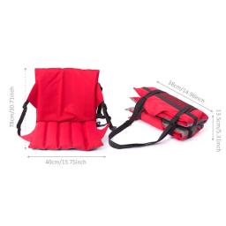 Dobrável acolchoada cadeira para estádio Bleacher, esportes de futebol, ao ar livre, concerto, praia, encosto portátil - Image 6