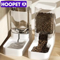HOOPET-alimentação automática água tigela, transparente pet food armazenamento dispensador, recipiente para cachorro e gatinho, cão e gato acessórios - Image 1
