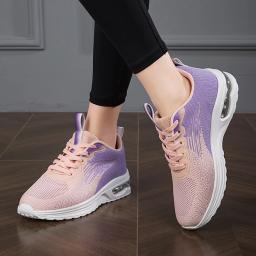Novos tênis de corrida de malha com absorção de choque, calçados esportivos casuais ultraleves e respiráveis - Image 3