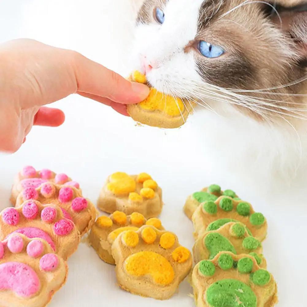 Garras de gato liofilizadas com carne de alta qualidade, mantêm lanches saudáveis e ativos para cães e gatos, deliciosos suprimentos para animais de estimação, 10 peças - Image 1