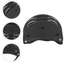 Percussão Cajon tambor com sinos de aço, Foot Bell, Pedal chocalhos, tambor preto, 1 peça - Image 4