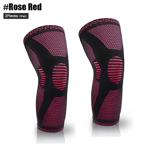 Luvas de Compressão Esportiva e Joelheiras de Nylon para Fitness, Running e Voleibol - Suporte Ideal para Homens e Mulheres