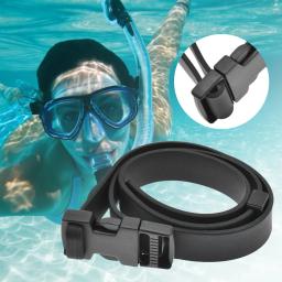 Leve anti-scratch snorkeling cintos, espessamento borracha faca correias, Quick Release cintos para mergulho natação - Image 2
