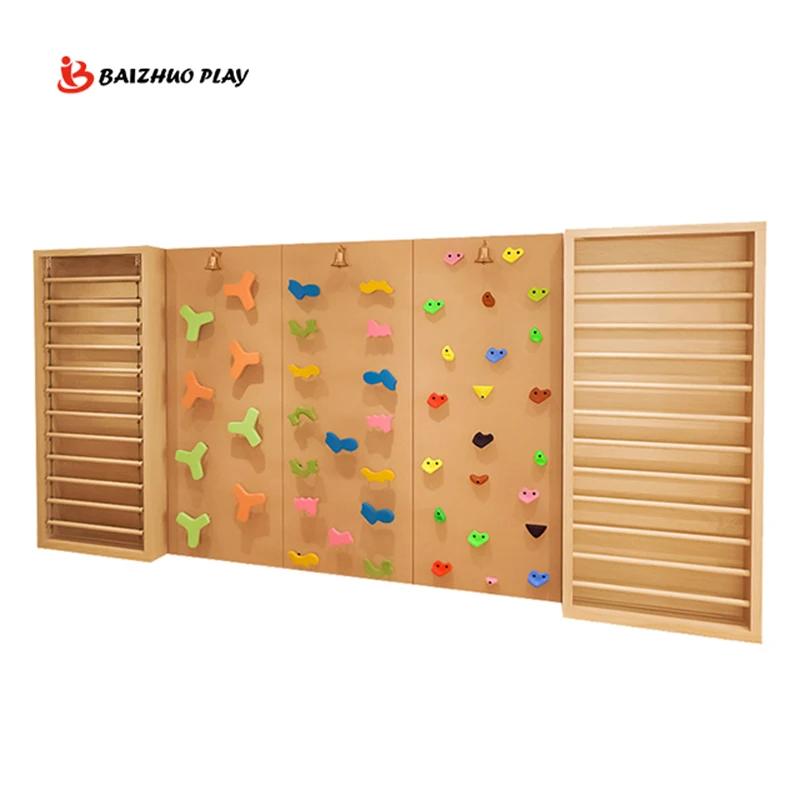 Painel de parede de escalada interior para crianças, equipamento de treinamento físico, agarrando Frame, garantia genuína - Image 1