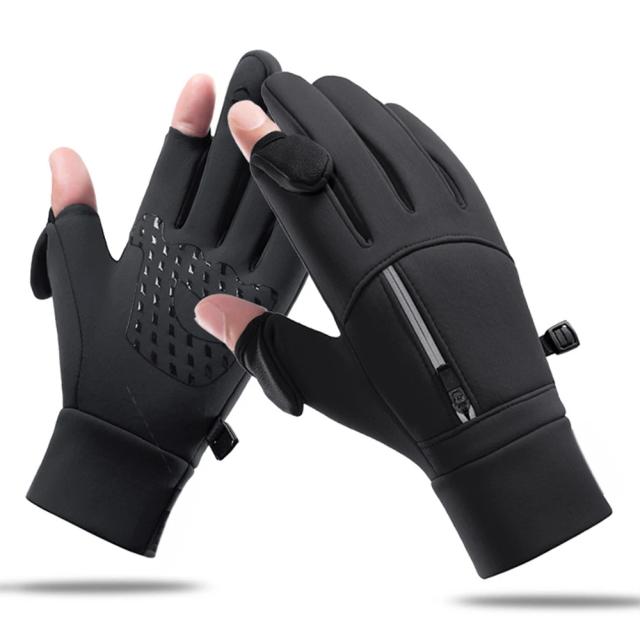 Luvas de Ciclismo e Esqui para Inverno com Tela Touch - Modelo Flip Over