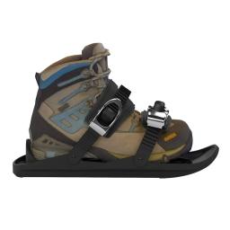 Mini Ski Skate Board para Adultos, Esqui de neve curto, Viagem ao ar livre Snowblades, Esquis de aço inoxidável ajustável Shoes, Novo - Image 5