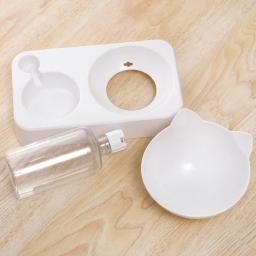 Alimentador automático para animal de estimação, tigela de comida com dispensador de água, pote duplo, suporte elevado para beber, pratos para pet, suprimentos, cão e gato - Image 4
