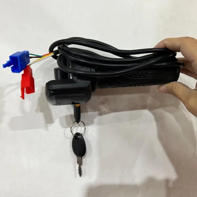 Acelerador com Display LED para Bicicleta Elétrica 36V/48V e Scooter Elétrico