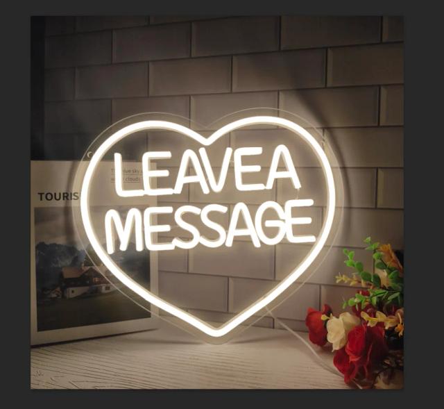 Mensagem Neon Personalizada para Casamentos, Festas de Aniversário e Decoração de Ambientes