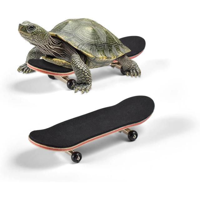 Mini Skate Tartaruga com Almofada Antiderrapante para Diversão e Exercício