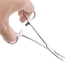 1pc Aço Inoxidável 14/16/18cm Suporte de Agulha Cirúrgica Odontológica Médica Fórceps Hemostático Braçadeira Reta/Cotovelo Ferramenta Cirúrgica - Image 1