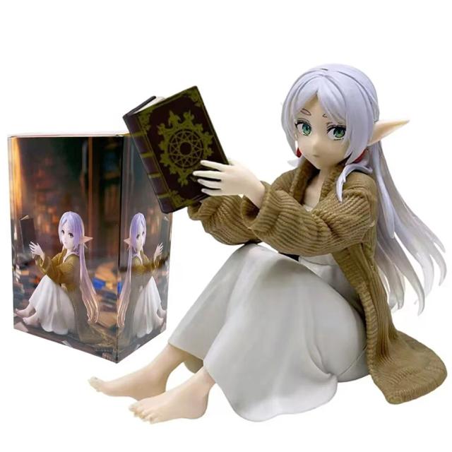 Frieren Além do Fim Frieren Anime Figura 12cm Desktop Bonito Noite-Terno