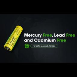Bateria Recarregável Nitecore, Bateria Li-ion 21700 pela Certificação CE, NL2160HP, 6000mAh - Image 6