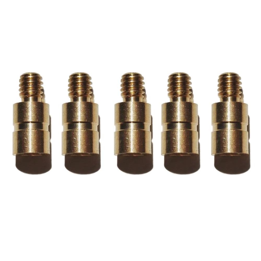 30 pçs arco e flecha de cobre inserir peso adicional bob-peso contrapeso balanceador de alumínio seta inserção caça acessórios - Image 1