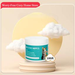 Eye Tear Cleansing Wipes, Pet Produtos De Limpeza, Grooming Acessórios, Gatos e Cães Cuidados, Casa - Image 1