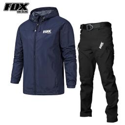 FOX RIDE impermeável ciclismo equipe jaqueta para homens, MTB roupas, jaqueta de bicicleta, estrada montanha bicicleta blusão, moto jaquetas, 2022 - Image 4