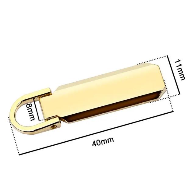 Puxadores de Zíper de Metal Destacáveis: Kit com 1 Unidade Para Reparação de Zíperes de Mochilas e Casacos - Acessórios de Costura DIY