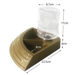 Alimentador automático de répteis com garrafa de água, prato de canto para pet, tartaruga guará, leão, lagartixa, lagarto, cor aleatória, 1pc - Image 6