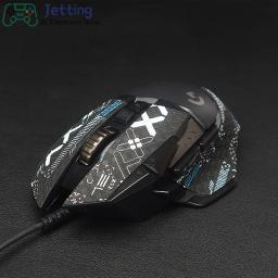 Fita antiderrapante de skate do aperto do mouse, pele de lagarto, chupar suor para G502 Hero PC Gamer, adesivo artesanal, DIY, sem mouse - Image 2