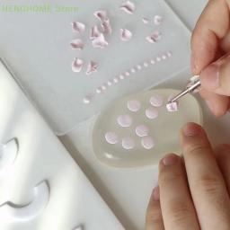 Almofada De Cerâmica De Silicone Macio, Modelagem Ferramenta De Dotting, Molde De Argila Do Polímero, Brincos DIY Artesanato, Pétala Fazendo Acessórios - Image 3