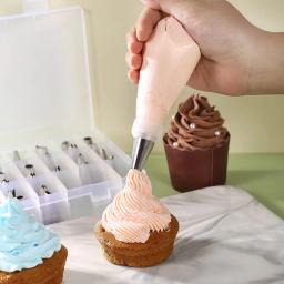 Pastelaria Soquete Bicos do Bolo para Confeitaria, Conjunto Profissional, Confeiteiro de Creme, Tubulação Dicas, Cookies, Cupcake, Ferramenta Decoração - Image 4
