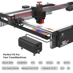 Kit de assistência de fluxo de ar da Twotrees 10-30L/min Bomba de assistência de ar de baixo ruído Remoção de fumaça e poeira para máquina de corte de gravador a laser - Image 6