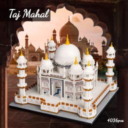 Cidade mini blocos de construção Mundialmente famosos arquitetônicos miniatura modelos Indian Taj Mahal blocos de construção Brinquedos infantis criativos - Image 4