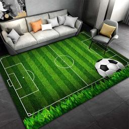 Tapete Padrão de Basquete para Crianças, Tapete de Jogo, Tapetes, Tapete Antiderrapante, Quarto, Sala de Estar, Decoração de Casa, Almofada - Image 2