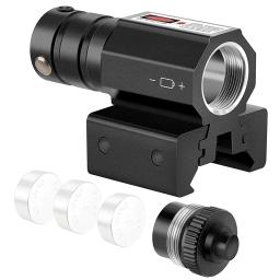 Tático mini ponto verde vermelho mira laser rifle pistola tiro riflescope vista com picatinny ferroviário montar acessórios de caça - Image 5