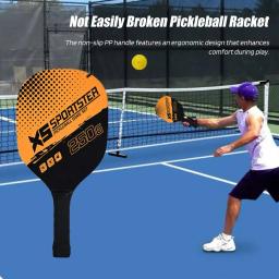Conjunto de raquete de pickleball com 2 raquetes 4 bolas de madeira conjunto de raquete de pickleball com bola ao ar livre para combinação esportiva - Image 2