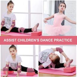 1pc blocos de espuma de yoga de alta densidade antiderrapante cor sólida yoga equilíbrio fitness dança suprimentos para yoga pilates e meditação - Image 2