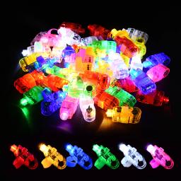 LED Finger Light para Crianças, Favores de Festa de Aniversário, Goodie Bag, Brinquedos de Enchimento, Casamento, Natal, Dia das Bruxas, 30 Pcs, 60 Pcs, 100Pcs - Image 4