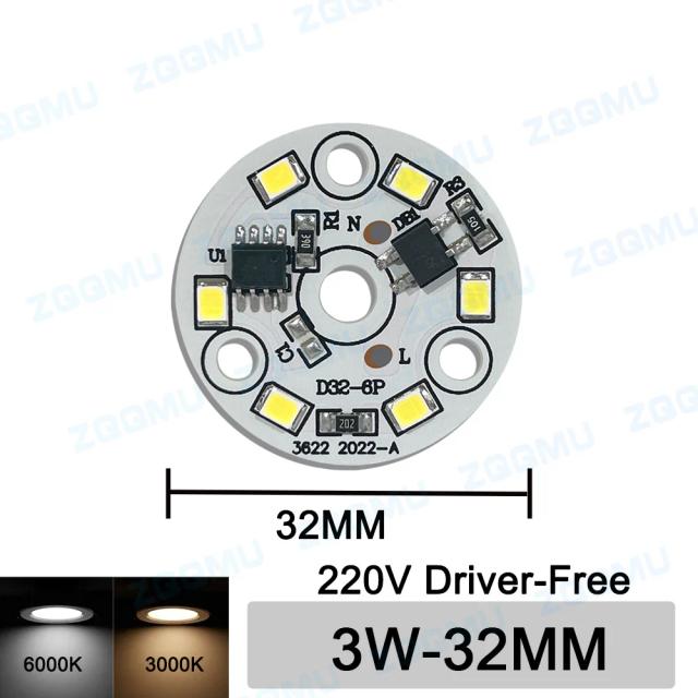 Lâmpada LED SMD2835 3W a 100W para Downlight e Spotlight 220V - Iluminação Eficiente e Versátil