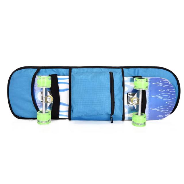 Mochila de Skate Dobrável Durável Esportiva Leve Versátil Unissex