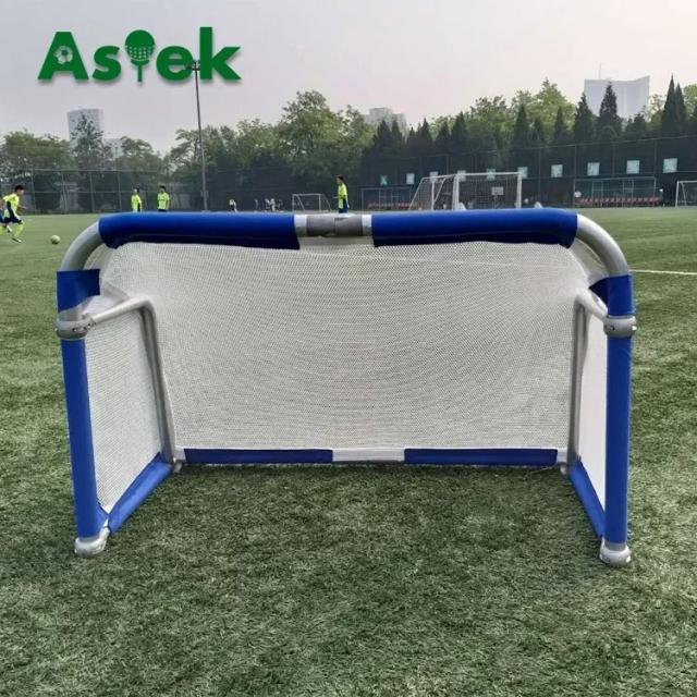 Mini Gol de Futebol Dobrável AsteK para Crianças em Alumínio Leve e Portátil