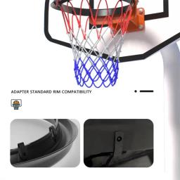 Profissional Portátil Basquete Net, Interior e Exterior, Acessórios Rack Removíveis, 1Pc - Image 3