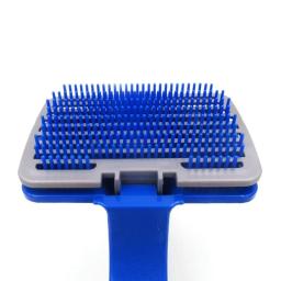 Pente de massagem auto-limpante para animais de estimação, removedor de cabelo, escova multiúso, ferramenta de beleza, gatos e cães, chihuahua e pug - Image 2