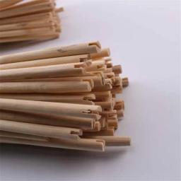 Flecha De Madeira Natural Com Borracha, Arco De Tiro Com Arco Macio, Flecha Especial, Comprimento 7mm, 50cm, 10PCs - Image 5