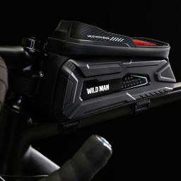 SELVAGEM-Bicicleta Touch Screen Bag, Quadro Frontal impermeável, Suporte do telefone celular, Acessórios de ciclismo, 1L - Image 5