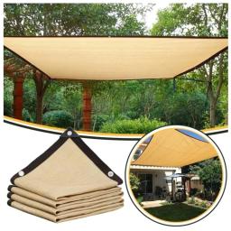 Jardim ao ar livre Sombreamento Net, Toldos Terraço, Camping Sombra Capa Mesh, Proteção UV, HDPE Tecido Protetor Solar - Image 1