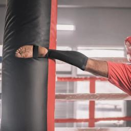 Proteção para os pés Canela para Boxe, MMA Instep Tornozelo Protetor, KD Kickboxing Pad, Muaythai Treinamento, Protetores de Suporte Perna, 1 Par - Image 5