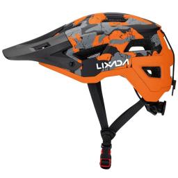 Lixada-Capacete de bicicleta com viseira removível para homens e mulheres, capacete de ciclismo, MTB Road Bike, mostrador ajustável, aberturas 14Air, 55-61cm - Image 2