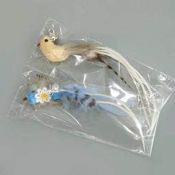 Varinha de gato de penas de pássaro sem as mãos com sino poderosa ventosa brinquedos interativos para gatos gatinho caça exercício produtos para animais de estimação - Image 6