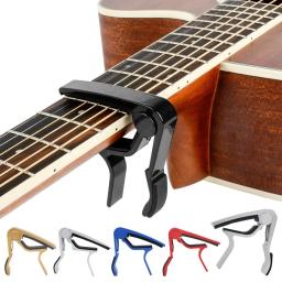 Capo de guitarra para guitarra elétrica clássica acústica de 6 cordas liga de metal universal multifuncional capo acessórios de guitarra - Image 1