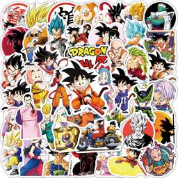 50/100 pçs anime dragon ball adesivos para crianças diy graffiti skate portátil garrafa de água motocicleta brinquedo dos desenhos animados decalques adesivo - Image 4